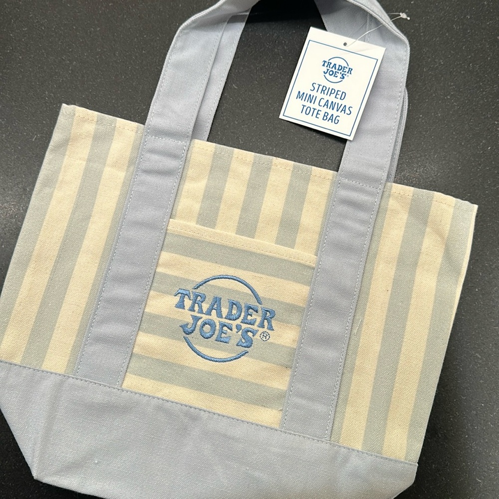 Trader Joe’s limited edition mini canvas tote